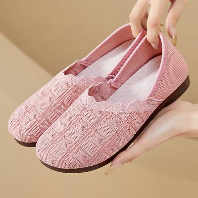 Туфли женские универсальные новые летние дышащие на плоской подошве легкие с одним ремешком полые сетчатые туфли модные повседневные