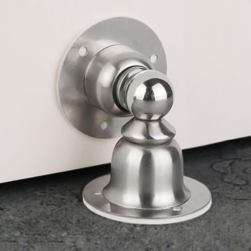 Stainless Steel No-Drill Door Stopper