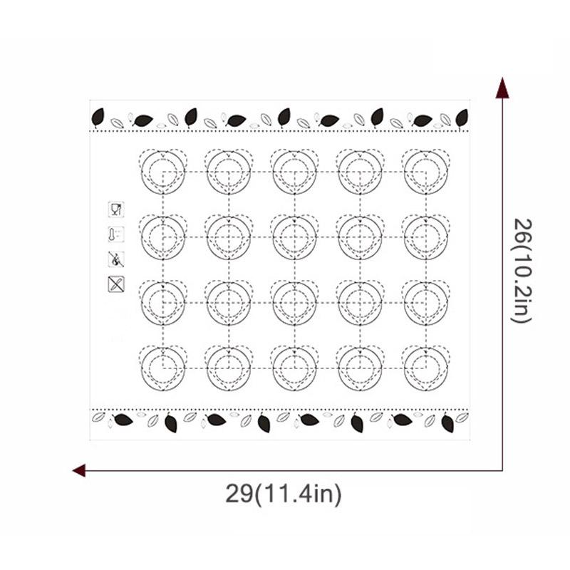 40X30Cm/29X26Cm силиконовый противень для выпечки помадка формы для выпечки макарон духовка инструменты для выпечки
