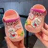 Cartoon Teddy Bear and Little Rabbit Children's Slippers Summer Women's Anti Slip Home Indoor Sandals and Slippers Men's and Children's Shoes