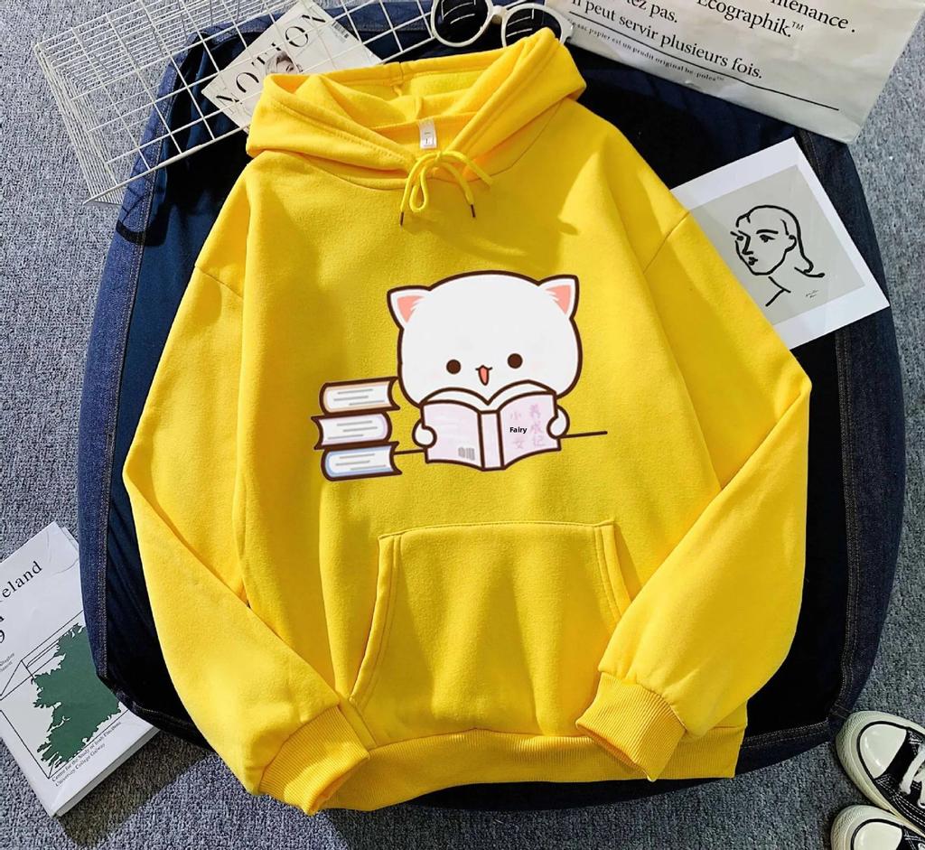 Новая горячая распродажа сезона Свободная толстовка Парные топы Мужские Женские Осень Зима Утепленная Теплая С принтом С длинным рукавом Длинная толстовка Свитшот