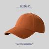 High-Quality Pure Cotton Soft Top Baseball Cap - Solid Color Duckbill Hat for Men & Women, All Seasons