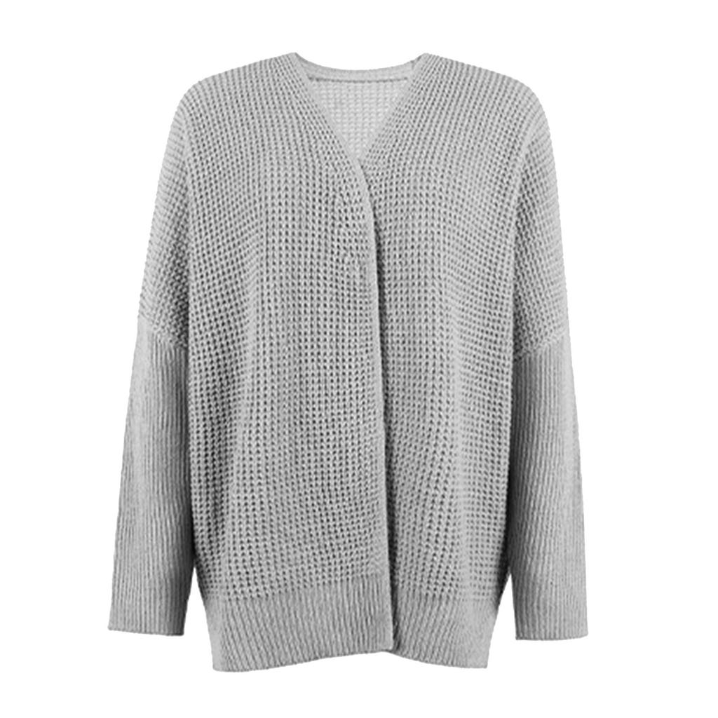 Женский однотонный вязаный кардиган с кукольными рукавами, свитер с длинными рукавами и пуговицами