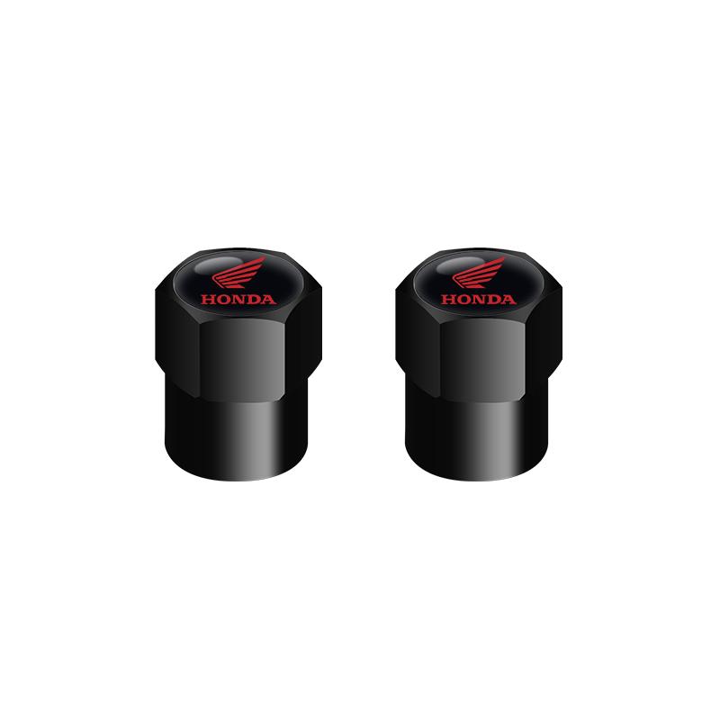 Motorcycle Keychain Suede Keyring with Tire Valve Caps Tyre Rim Stem Covers For Honda CB400 CB650F CBF CBR250RR CRF SH300 NC750 ydcp00