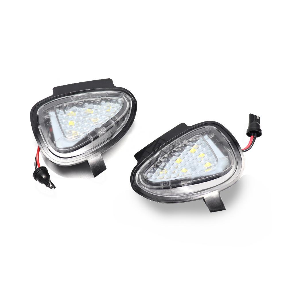 2 шт. светодиодные фонари для луж Canbus без ошибок белого цвета для VW Golf 6 MK6 GTI Touran 2011-2014 под зеркалом наземная лампа