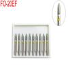 10 шт. стоматологические алмазные боры для высокоскоростного наконечника 1,6 мм с ручкой, инструменты для отбеливания зубов FO-20EF
