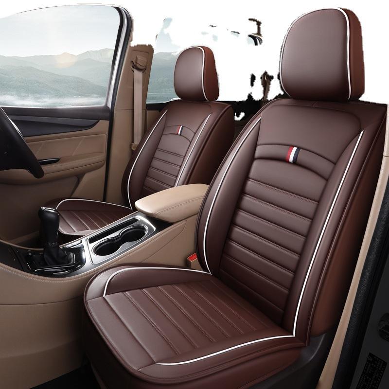 Универсальные роскошные чехлы для автомобильных сидений из искусственной кожи, аксессуары, авточехлы с шинами для автомобилей, автомобильный продукт