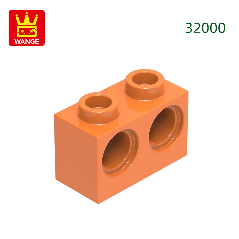 Нетоксичный 100 г 140 шт./лот 32000 1x2 с 2 отверстиями Строительный блок Детали Moc Совместимые с Brick Diy Детский подарок Конструктор Подарочная коробка