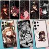 Чехол для телефона Genshin Impact Ху Тао Для Samsung Galaxy S25 S24 S23 S22 S21 Ultra S9 S10 S20 Plus S24 FE Funda Cover