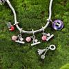925 Silve Charms Sports Series Basketball Football Badminton Yoga Boxing Charms Bead Pendant Fit Bracelet Jewelry Gift