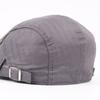 Leather Plaid Cap Men'S Fashion Embroidered Forward Hat Autumn Outdoor Visor Hot Hat