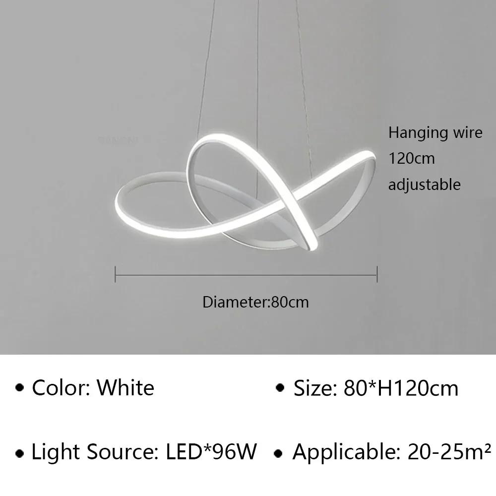 Nordic LED Pendant Light For Living Room Dining Room Hall Bedroom Hotel Hanging Lamp Indoor Home Decor Lighting Fixture Luster