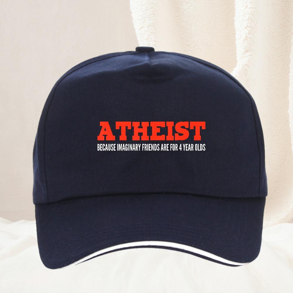 Unisexs Fun Atheist hat Bold Atheist Because Fantasy Friends Are Just Toys for YearOlds Slogan Baseball Cap New Summer