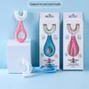 Kids' U-Shaped Soft Silicone Toothbrush for Ages 2-12