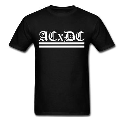 Футболка унисекс в стиле панк Acxdc Rock Antichrist Demoncore