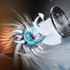 Car Fan 5/12/24V,360 Degree Rotatable Car Fan,Electric 3 Speed Two Head Fans,Strong Dashboard CoolCirculator Fan