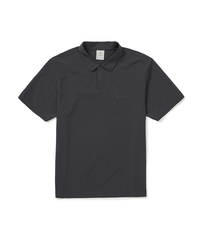 SNOWPEAK APPAREL Поло с коротким рукавом Airdot (S25Mmtps34) Древесный уголь