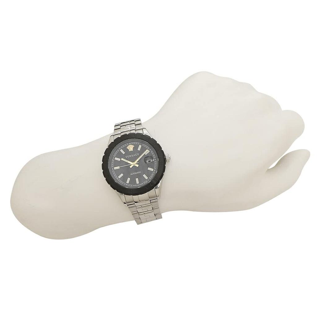 Часы Helenium 41 мм с автоматическим заводом черные VERSACE VEZI00321 из нержавеющей стали [Versace] мужские [Товар]