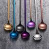 Multicolor Kitchen Supplies Stainless Steel Tableware Ice Cream Spoons Stir Spoon Coffee Scoop