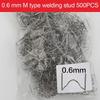 500/600PCS Stapler Staple For Car Bumper Repair Welding Machine Plastic Welder Automotive  Repair Nails Machine Welding Wire Kit