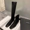 Внутреннее увеличение высоты отрицательное давление тонкие ноги толстая подошва спортивные эластичные ботинки облегающие ноги тонкие ботинки носки ботинки высокие ботинки женщины
