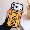 USA LICENSE NUMBER PLATES Phone Case For iPhone 17 Air 16 15 14 13 12 11 Pro Max Plus