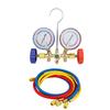 Refrigerant Pressure Gauge Air Conditioner Tool Kit R12 R22 R-404A R-134A Refrigerant Meter Hose Air Conditioner Coolant