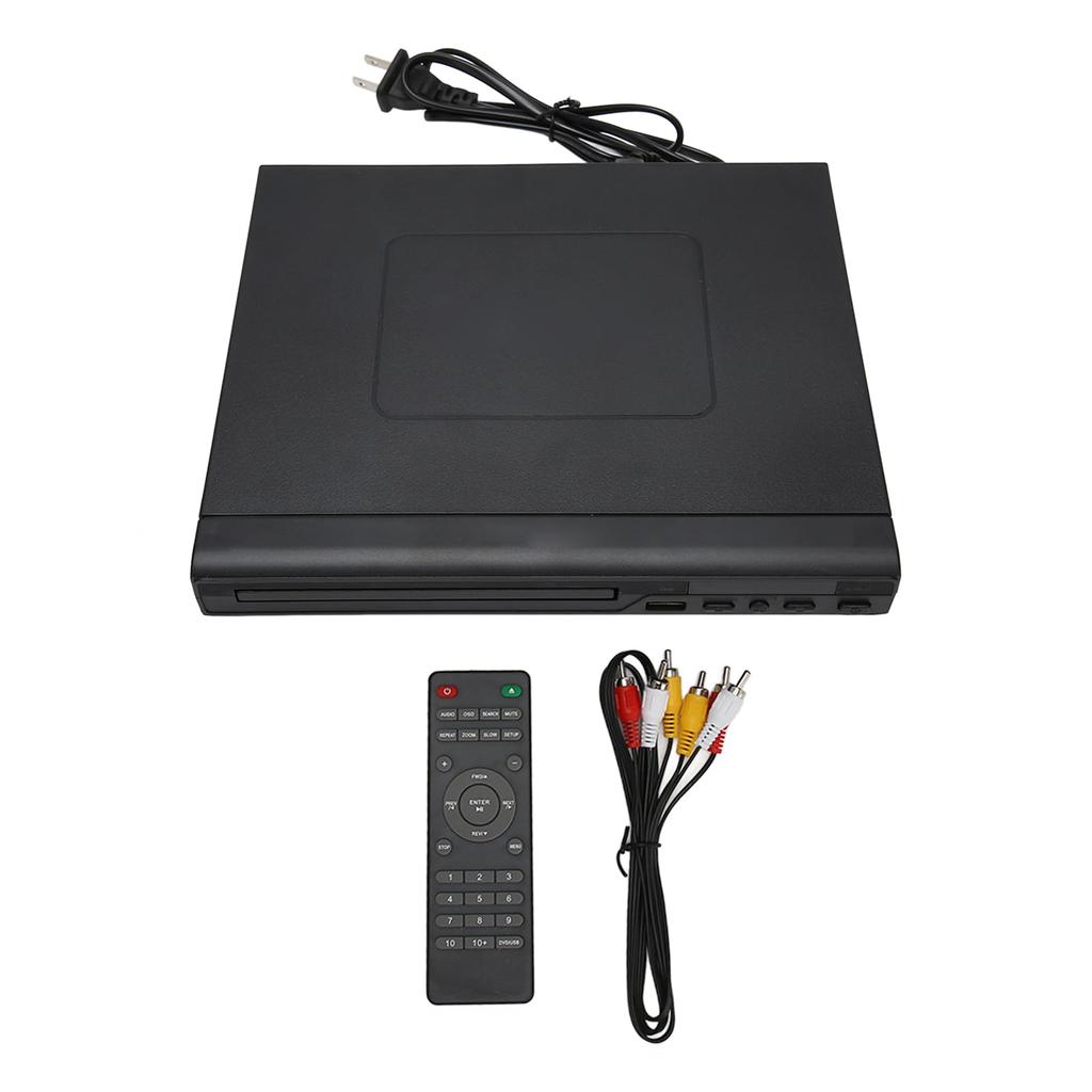 Plug and Play Прогрессивная развертка USB-интерфейс Мини HD Пульт дистанционного управления CD/Видеоплеер, 110-240В 2.0 (US Plug)