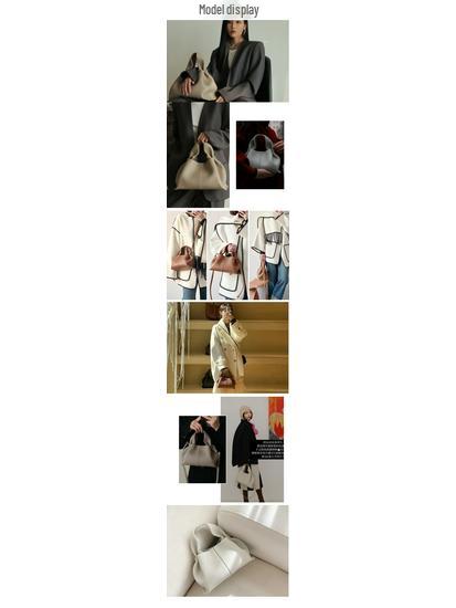 Pol Cloud Сумка-пельмень из натуральной кожи класса люкс в ретро французском стиле