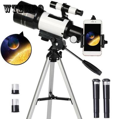 Астрономический телескоп F30070, 150-кратный зум HD, уличный монокуляр со штативом