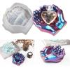 DIY Ashtray Epoxy Crystal Resin Silicone Mold Two-hand Model Hand Dish  Mirror