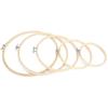5Pcs Round Embroidery Hoops Cross Stitch Frame Ring Loop Bamboo Hand Sewing Tools