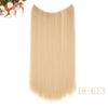 MISS WIG 24 "Невидимая проволока без зажимов для наращивания волос, секретные накладные волосы из рыбьей лески, синтетические прямые волнистые наращивание волос