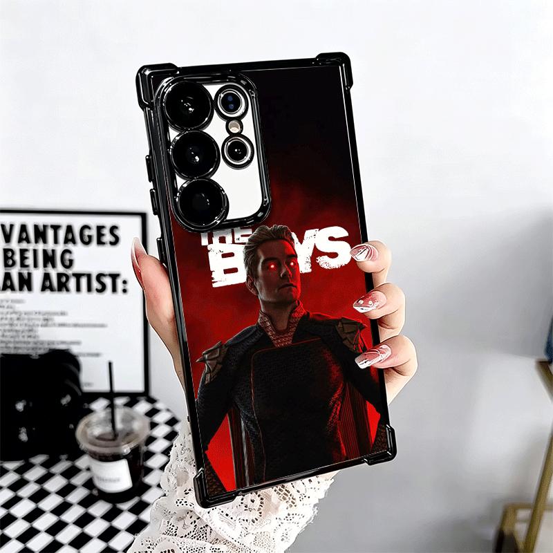 Чехол для телефона The Boys H-Homelander с покрытием для Samsung Galaxy S24 S25 FE S26 Edge S23 Ultra S22 S21 Plus S20 Противоударный с Airbag