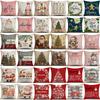 New Christmas Snowman Pillow Case Home Sofa Cushion Case Festive Party Pillow Case