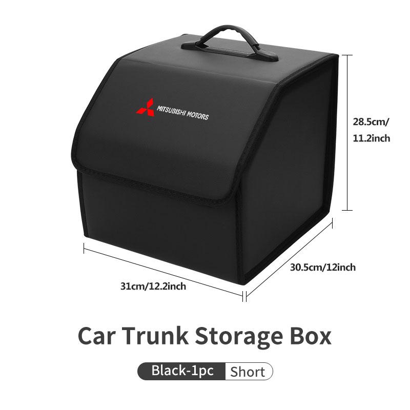For Mitsubishi Car Trunk Organizer Box Tailbox Stowing Tidying Storage Bag Lancer ASX Pajero Mirage Attrage Xpander Outlander