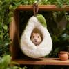 Warm Hamster Hammock Soft Sugar Glider Hideout Hanging Basket Winter Pet Nest  Winter