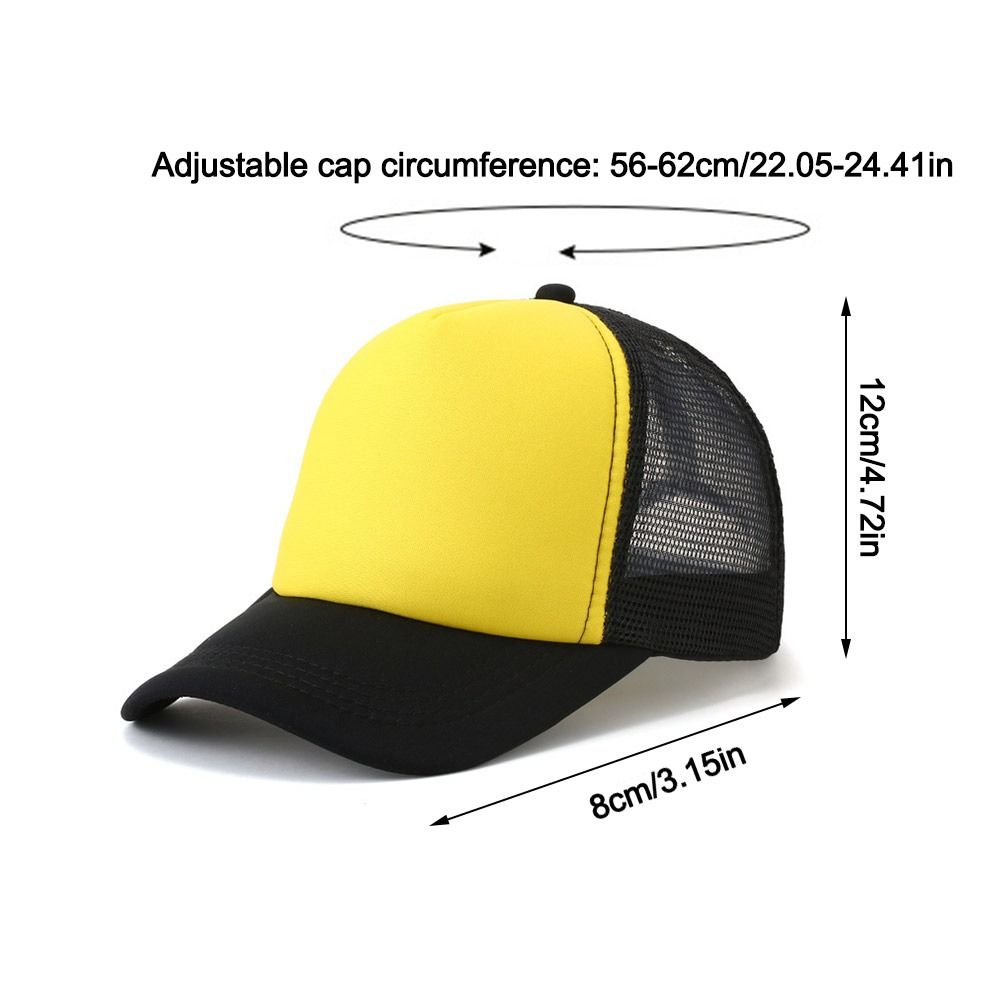 Spong Mesh Sun Visor Hat Breathable Peaked Cap Fashion Baseball Cap Outdoor Sports
