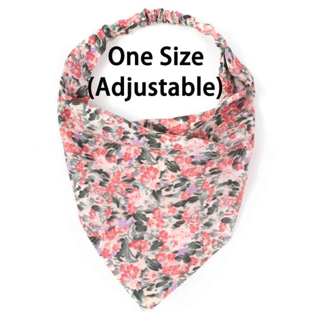 Летний платок на голову, шарф, цветочная повязка на голову, повязка на голову, треугольные платки для женщин и девочек