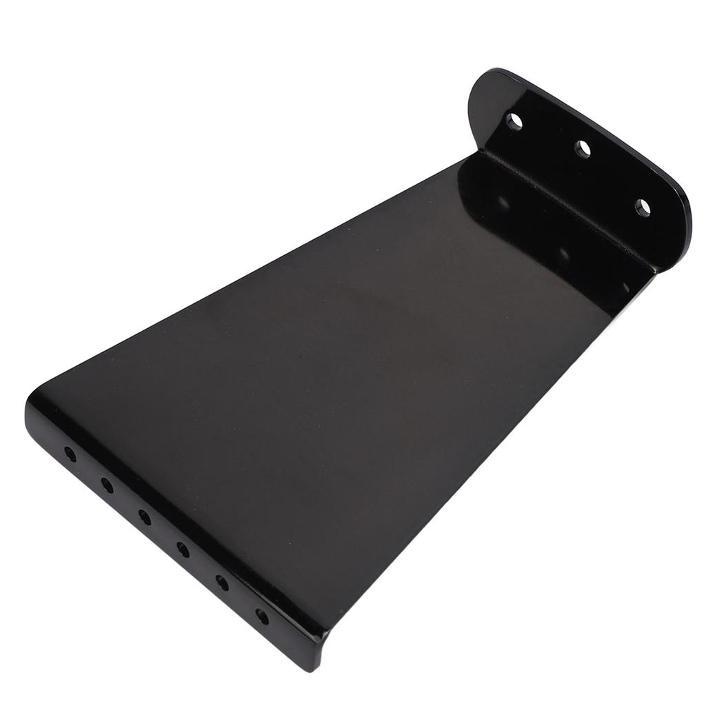 Guitar Bent Tailpiece Replacement 6 String Metal Electric Guitar Tailpiece Resonator for Jazz Guitars