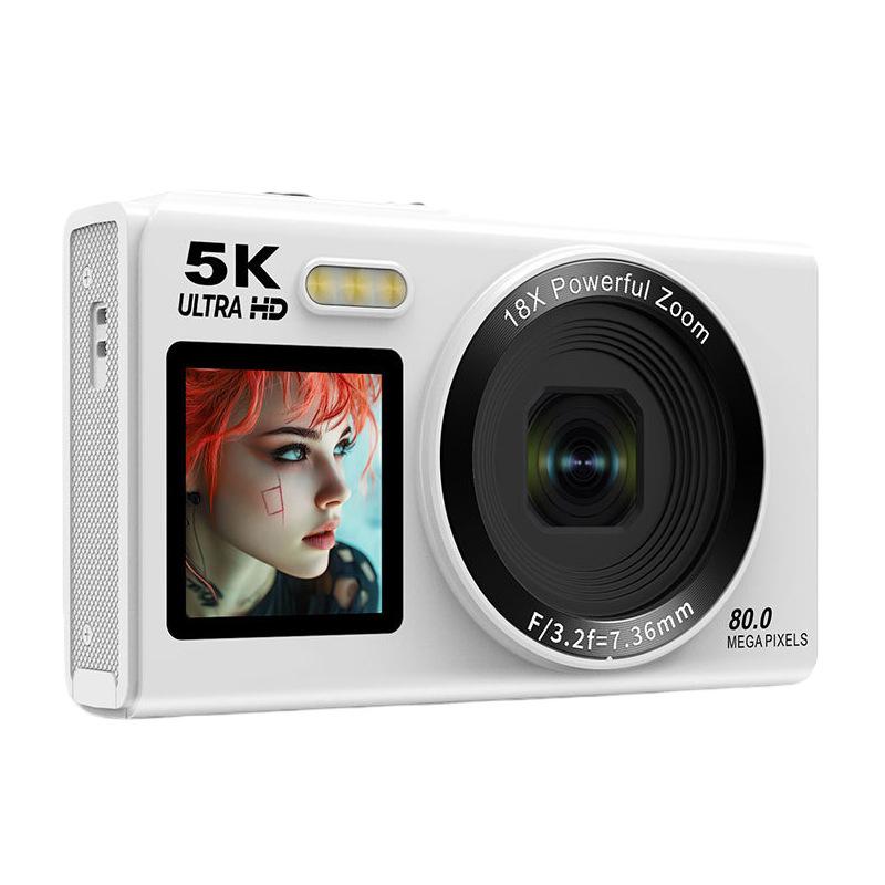Dual Screen HD Digital Camera for Selfies & Video, Portable with Phone Transfer Capability