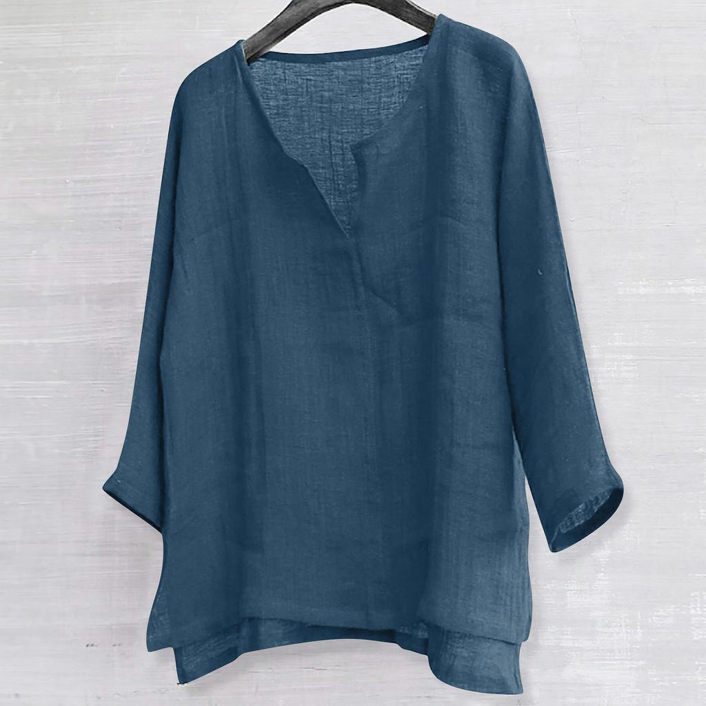 Дизайнерские весенне-летние мужские повседневные рубашки из хлопка и льна, однотонные рубашки с длинными рукавами, свободные рубашки с воротником-стойкой