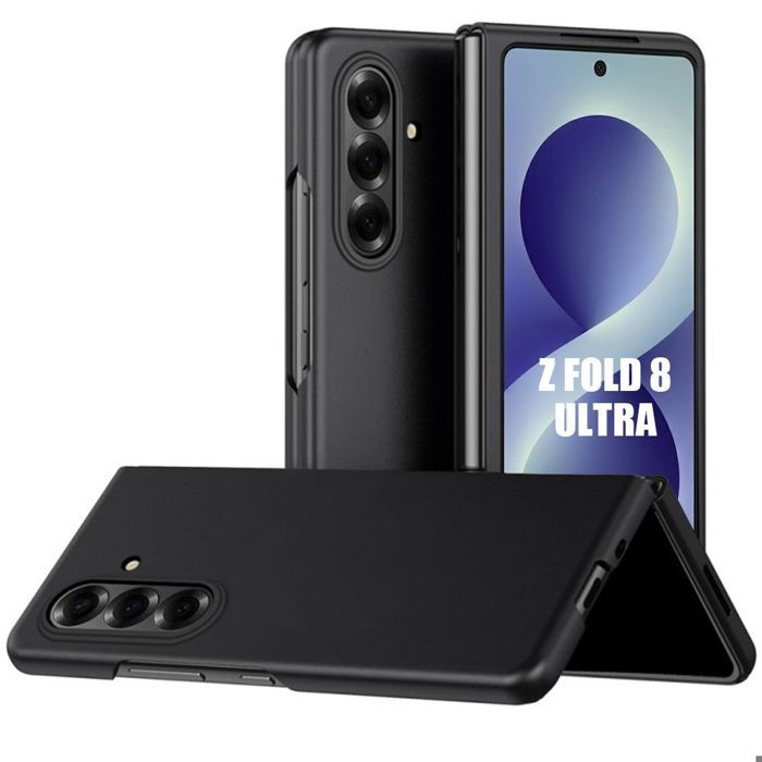 Coque pour Samsung Galaxy Z Fold 8 Ultra, Rigide Protection Anti-Rayures Antichoc Noir