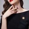 Fashion Rhinestone Opal Stone Sun Brooch Pin for Women Girls Elegant Cute Animal Crystal Corsage Brooches Clothes Jewelry Gift