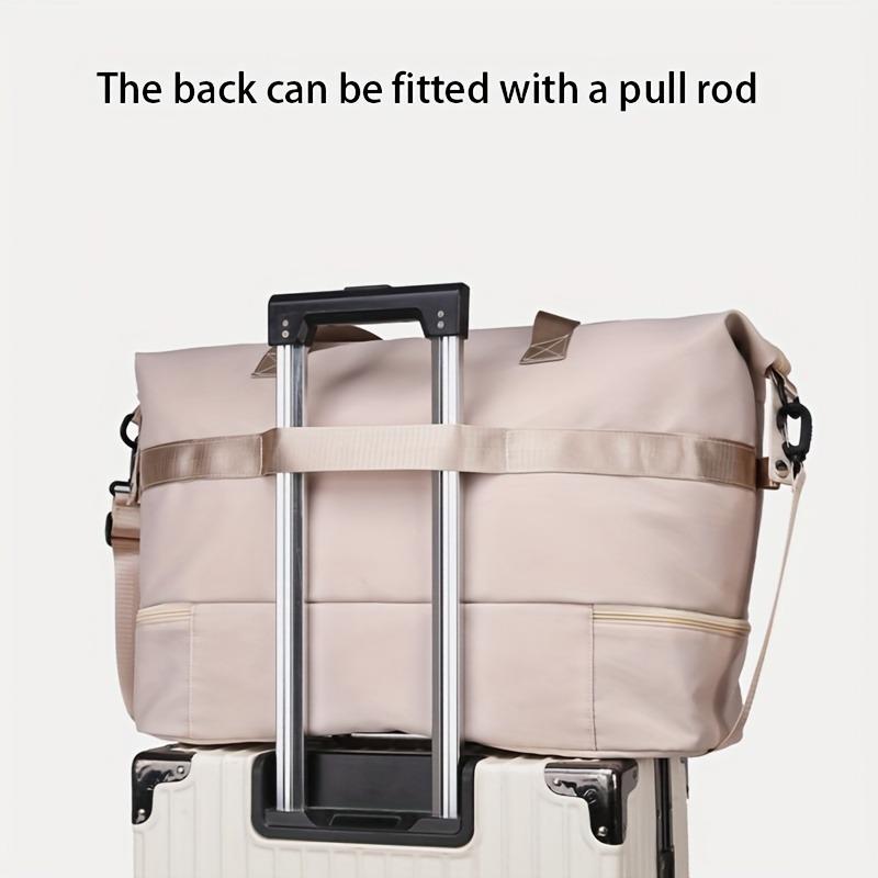 Дорожная сумка-дафл большой вместимости, многофункциональная, с несколькими отделениями, прочная нейлоновая спортивная сумка