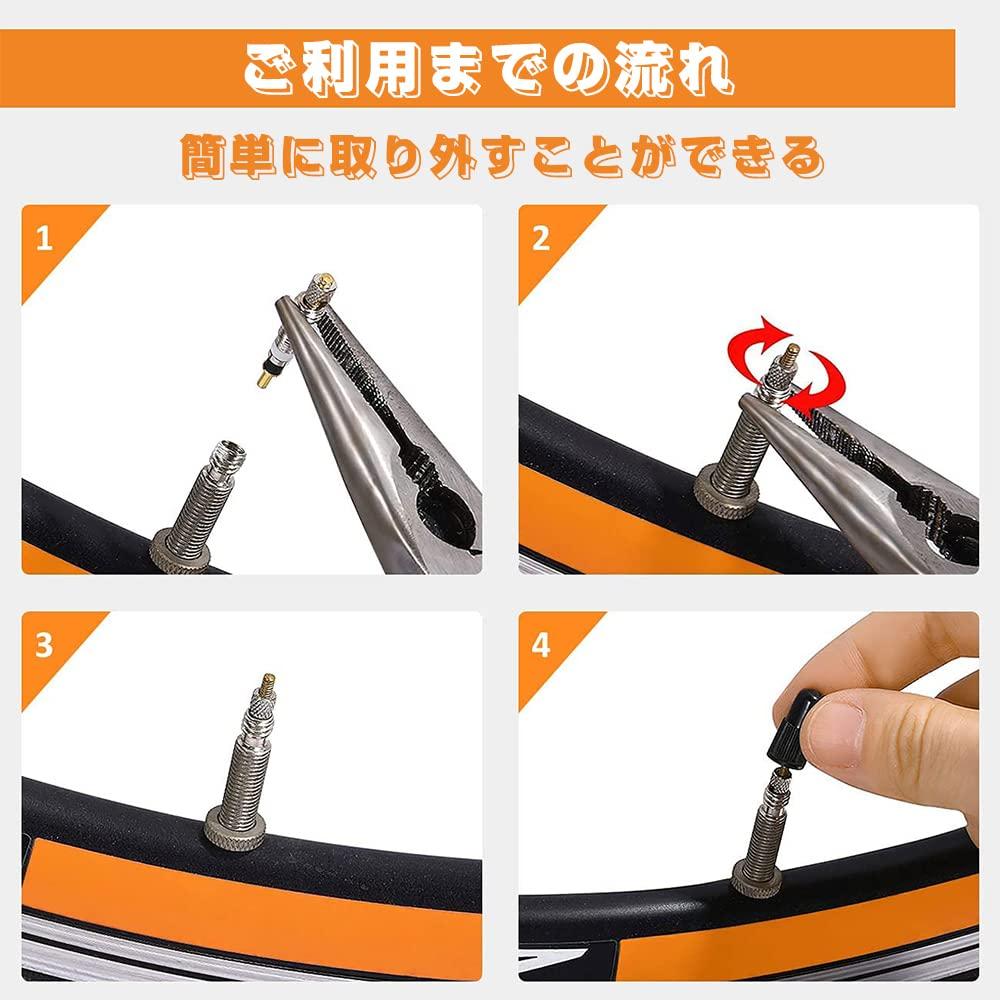 French Valve Replacement Kit Universal Presta Valve Core Replacement Set CTRICALVER Valve Insert Bicycle Valve Insert Car Valve Air Pump Road Bike