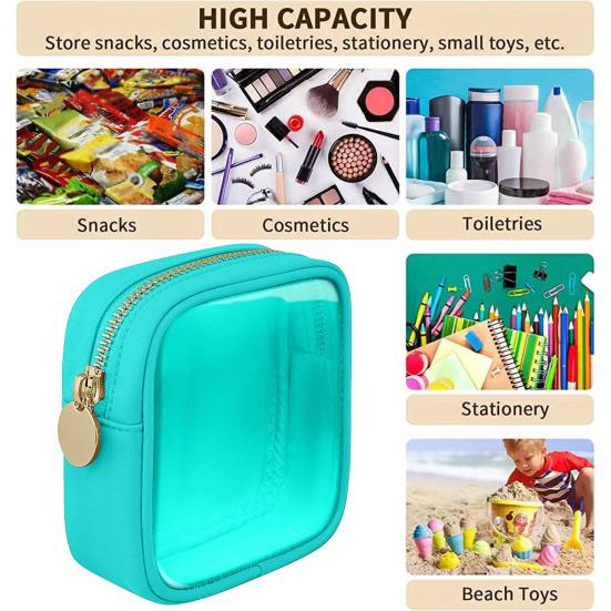 Маленькая косметичка большой емкости на молнии, легкая водонепроницаемая дорожная косметичка, косметический органайзер