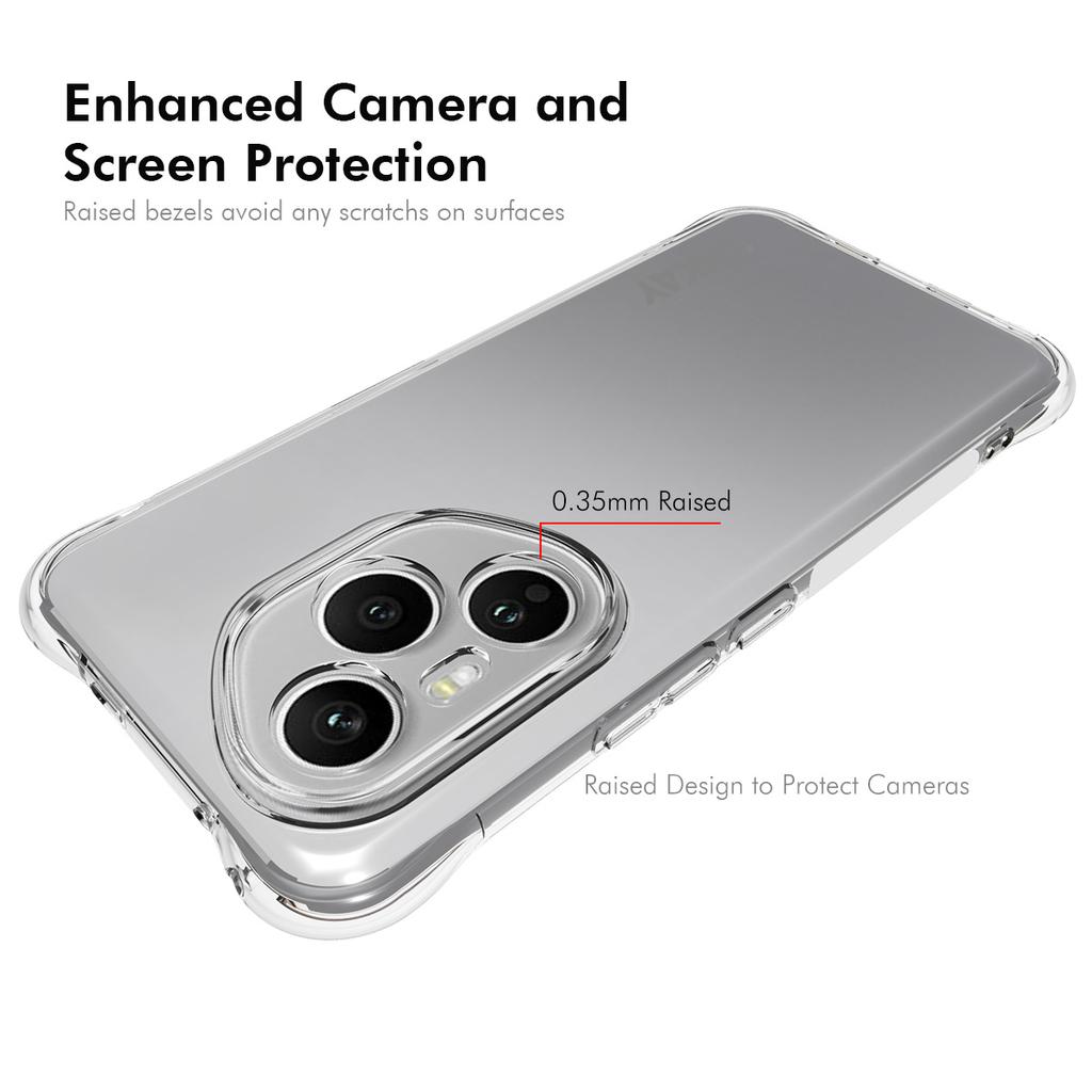 Для Honor 400 Pro 5G (Глобальный) Прозрачный чехол для телефона ENKAY HAT PRINCE Противоударный Нескользящий Чехол из ТПУ