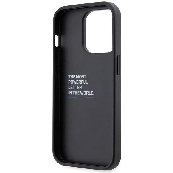 BMW Чехол Bmhcp14L22Gslk для iPhone 14 Pro - черный Grip Hot Stamp