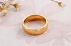 Wedding Ring Gold Steel Jewelry 316L Size 19 Eu19 Us09